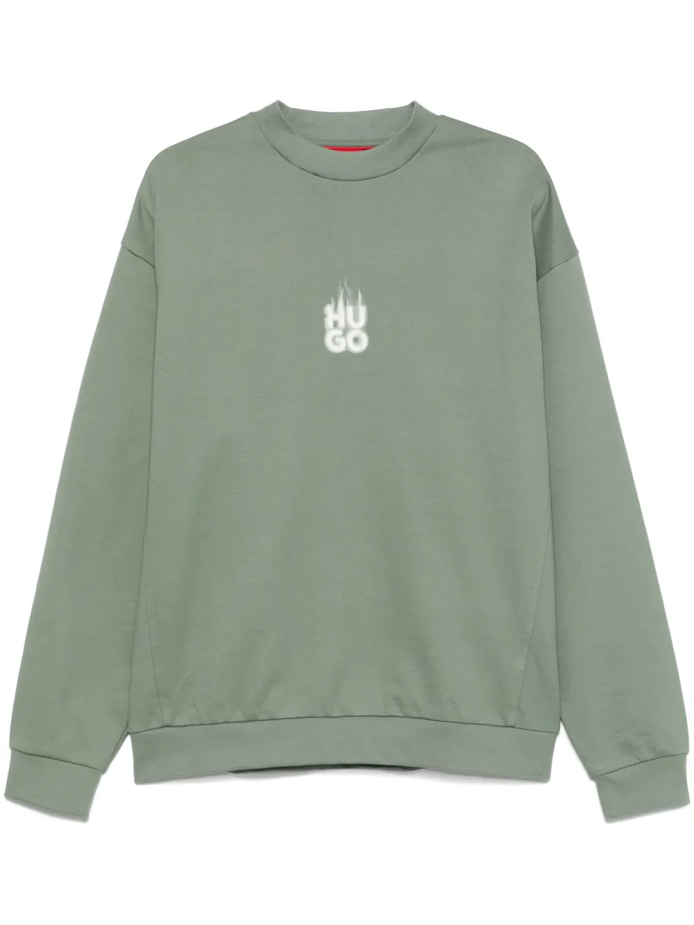 smoke-logo sweatshirt