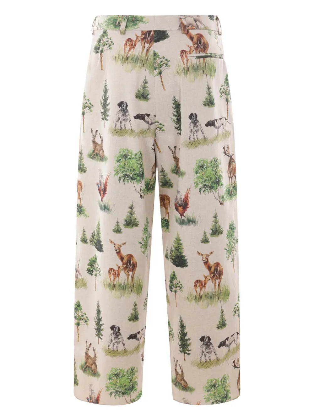 Bless Broek met print - Beige