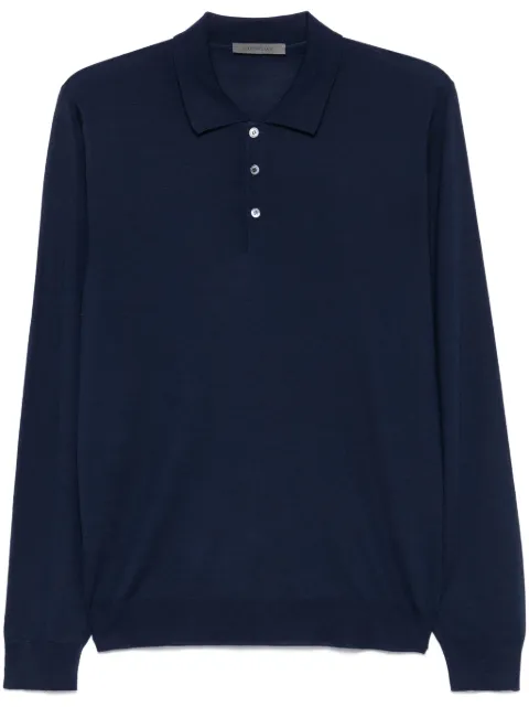 Corneliani virgin wool polo shirt  