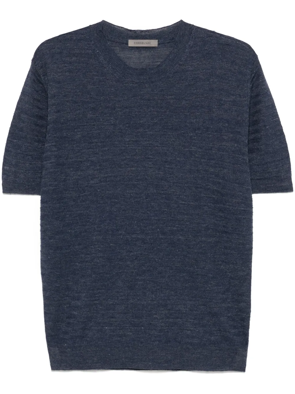 Corneliani Gestreept T-shirt Blauw