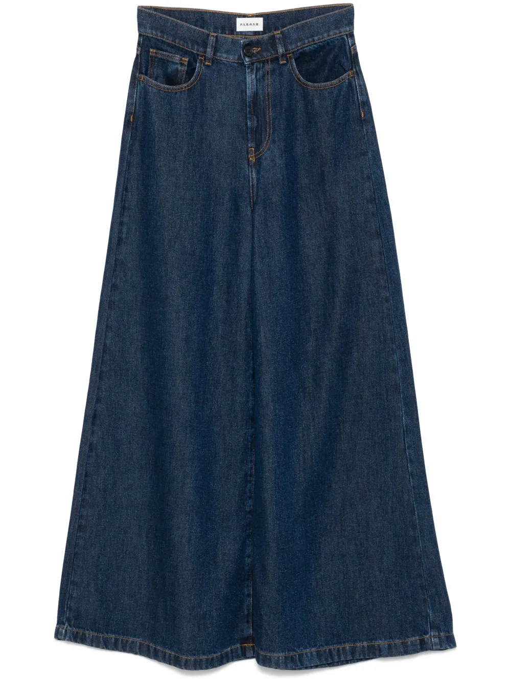 P.A.R.O.S.H. Jeans met wijde pijpen Blauw