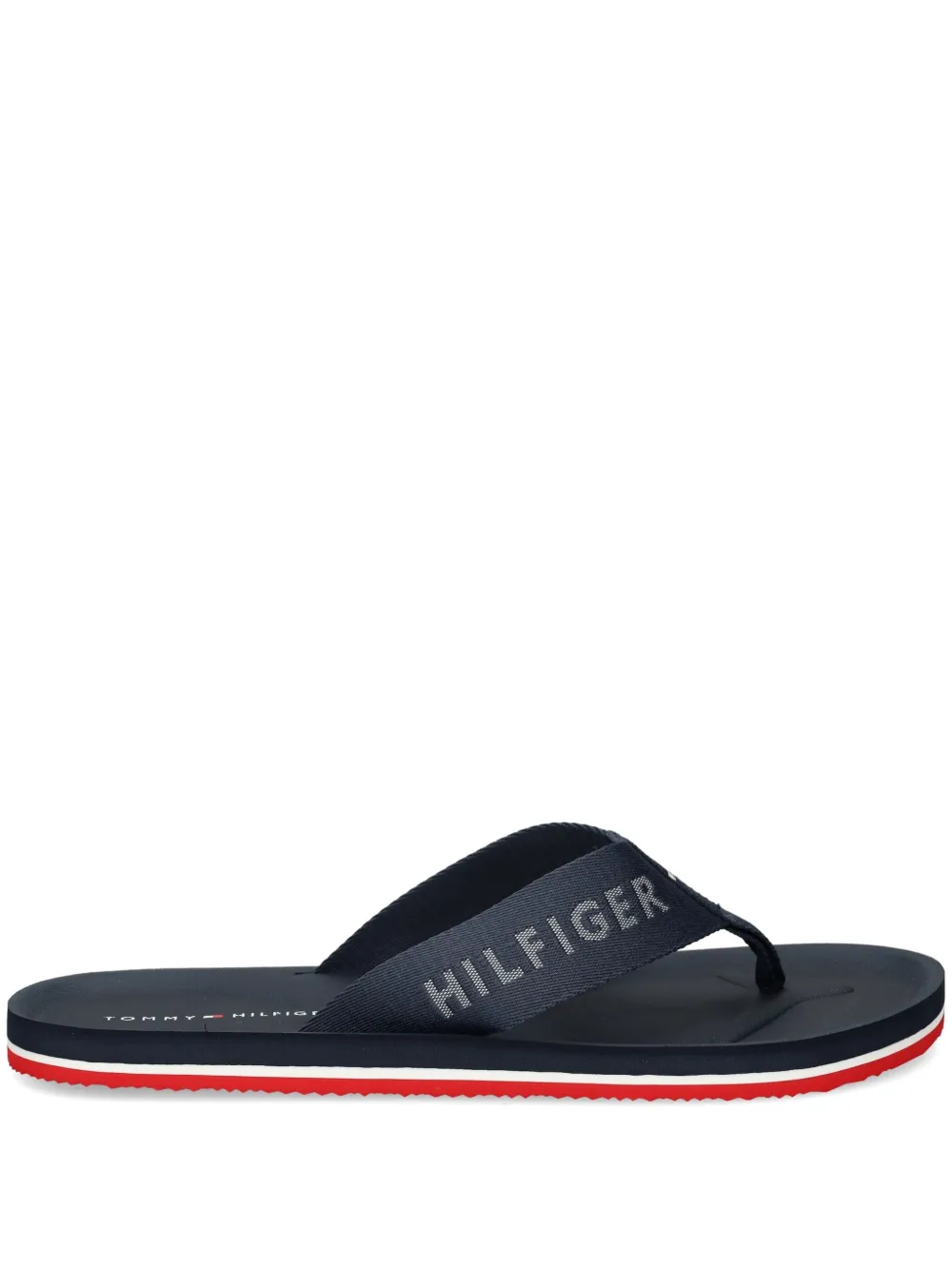 Tommy Hilfiger Teenslippers met logoprint Blauw