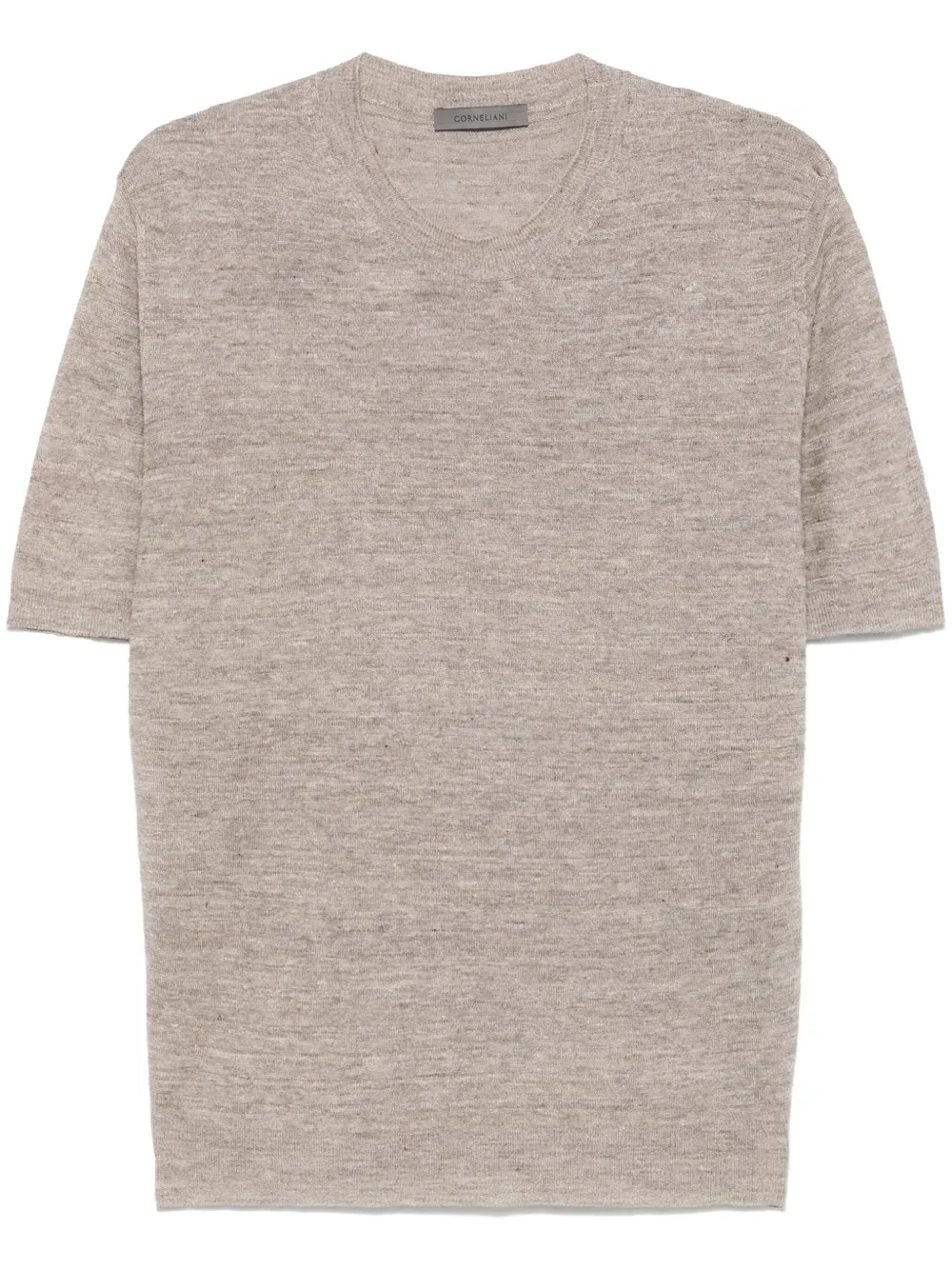 Corneliani Gestreept T-shirt Bruin