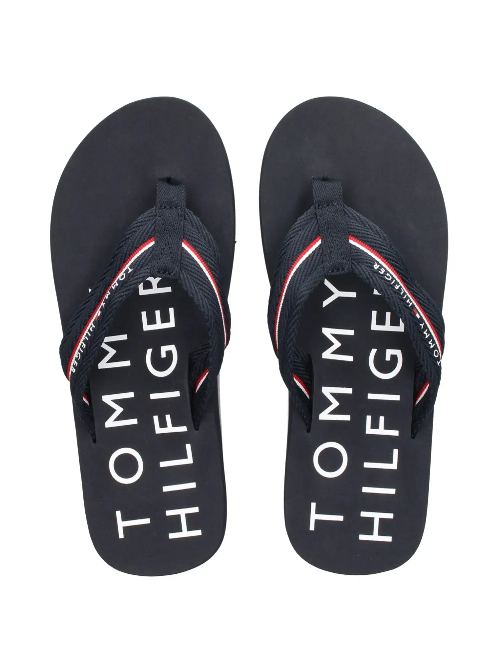 Tommy Hilfiger Teenslippers met logoprint Blauw