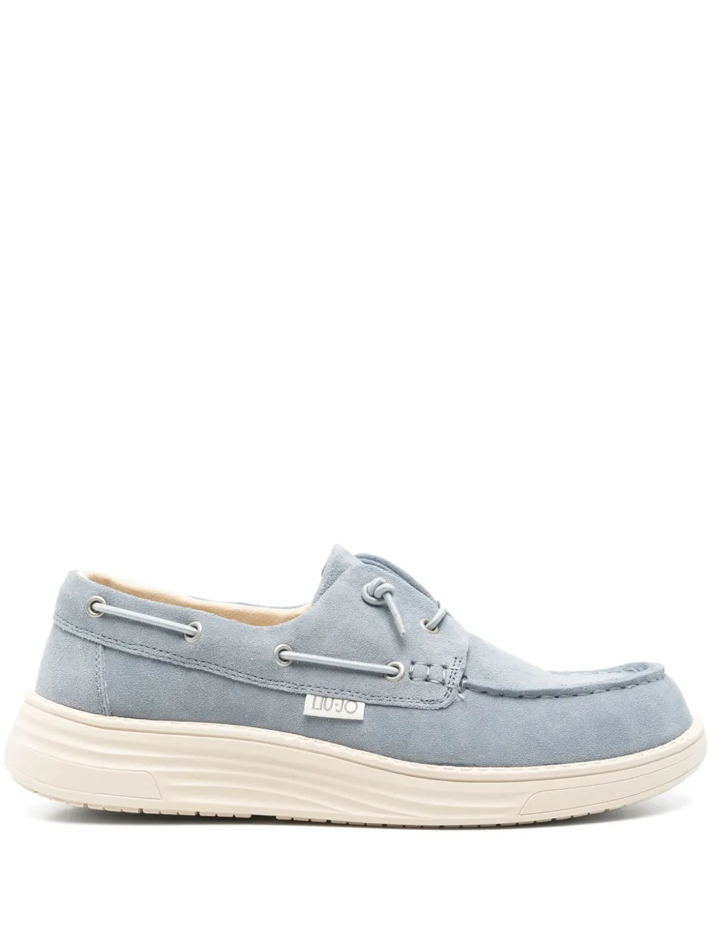 LIU JO suede boat shoes Blue