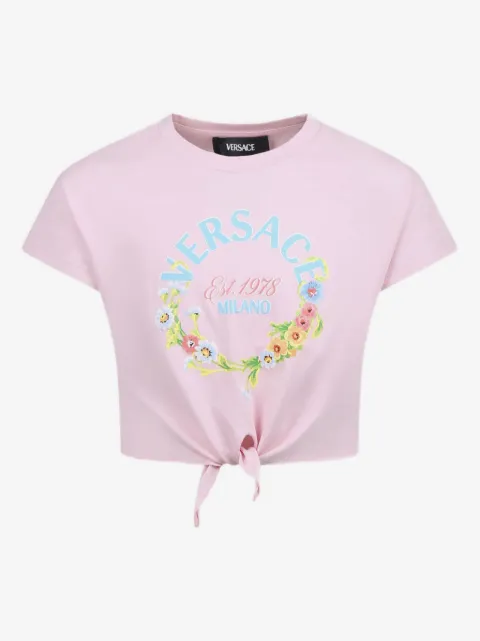Versace Kids t-shirt à logo imprimé