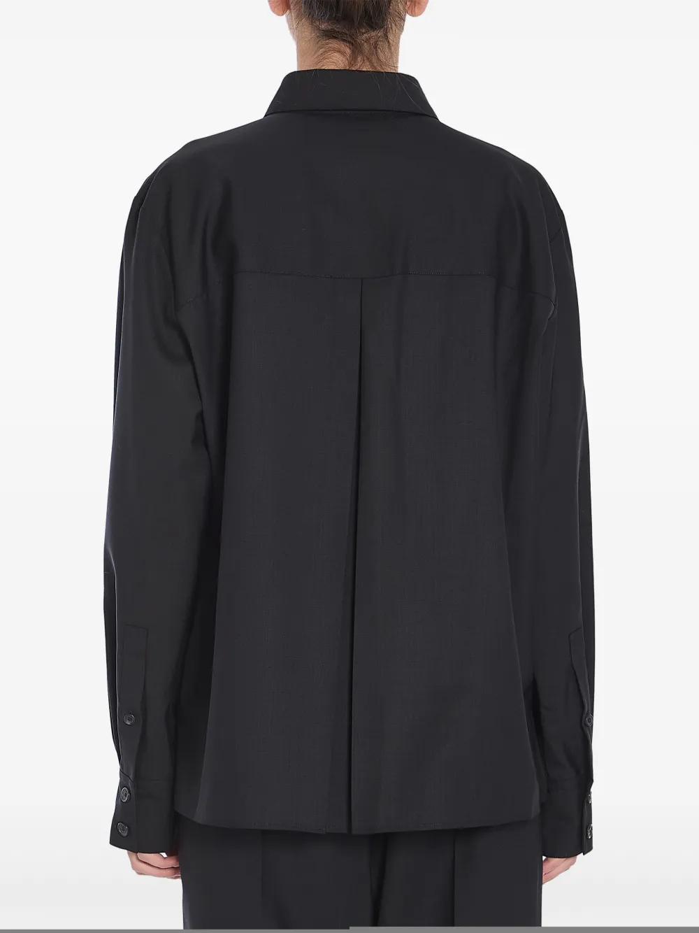 KHAITE Yatty blouse Zwart