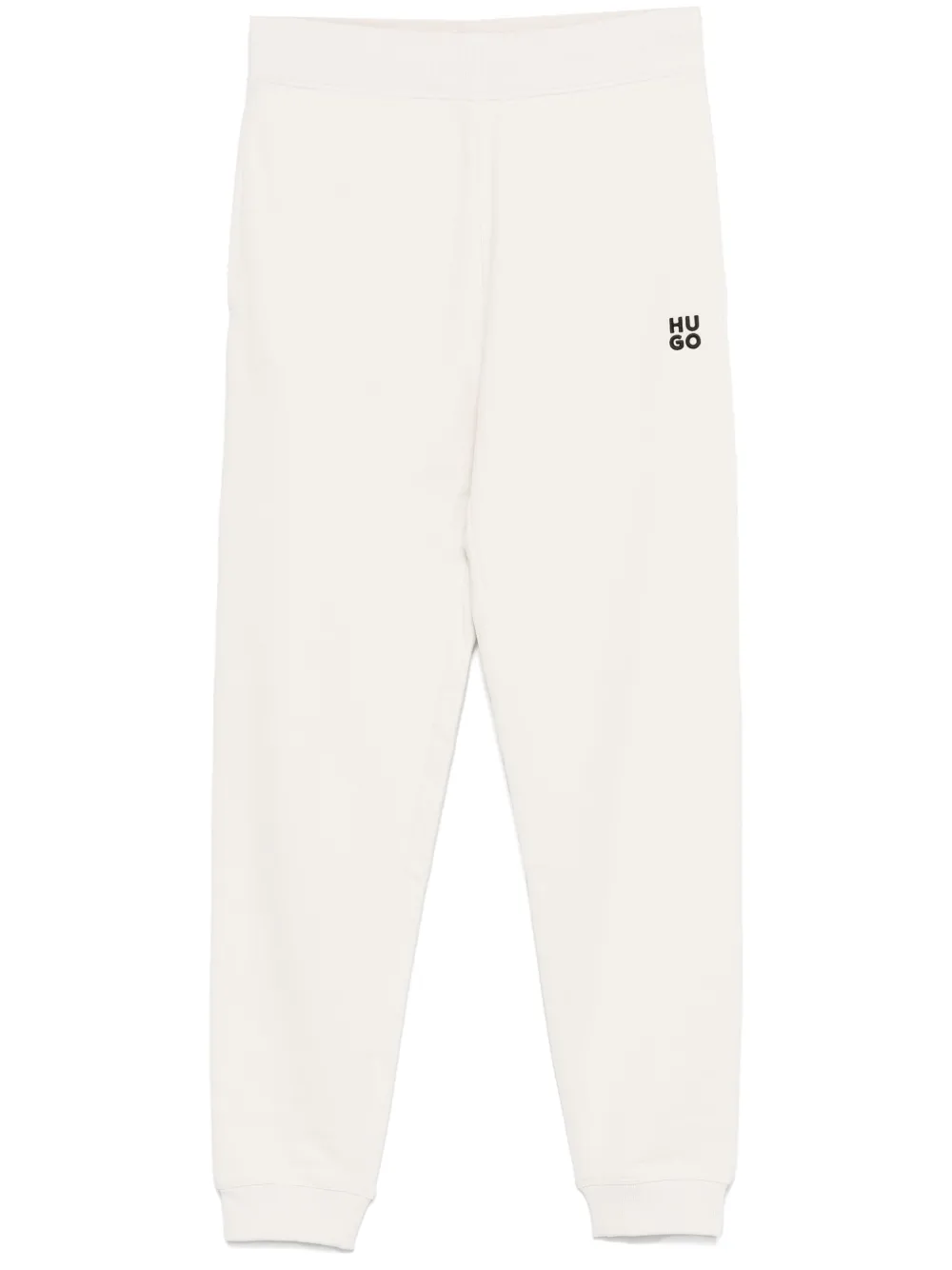 HUGO pants de algodón con logo | neutro | Image 1
