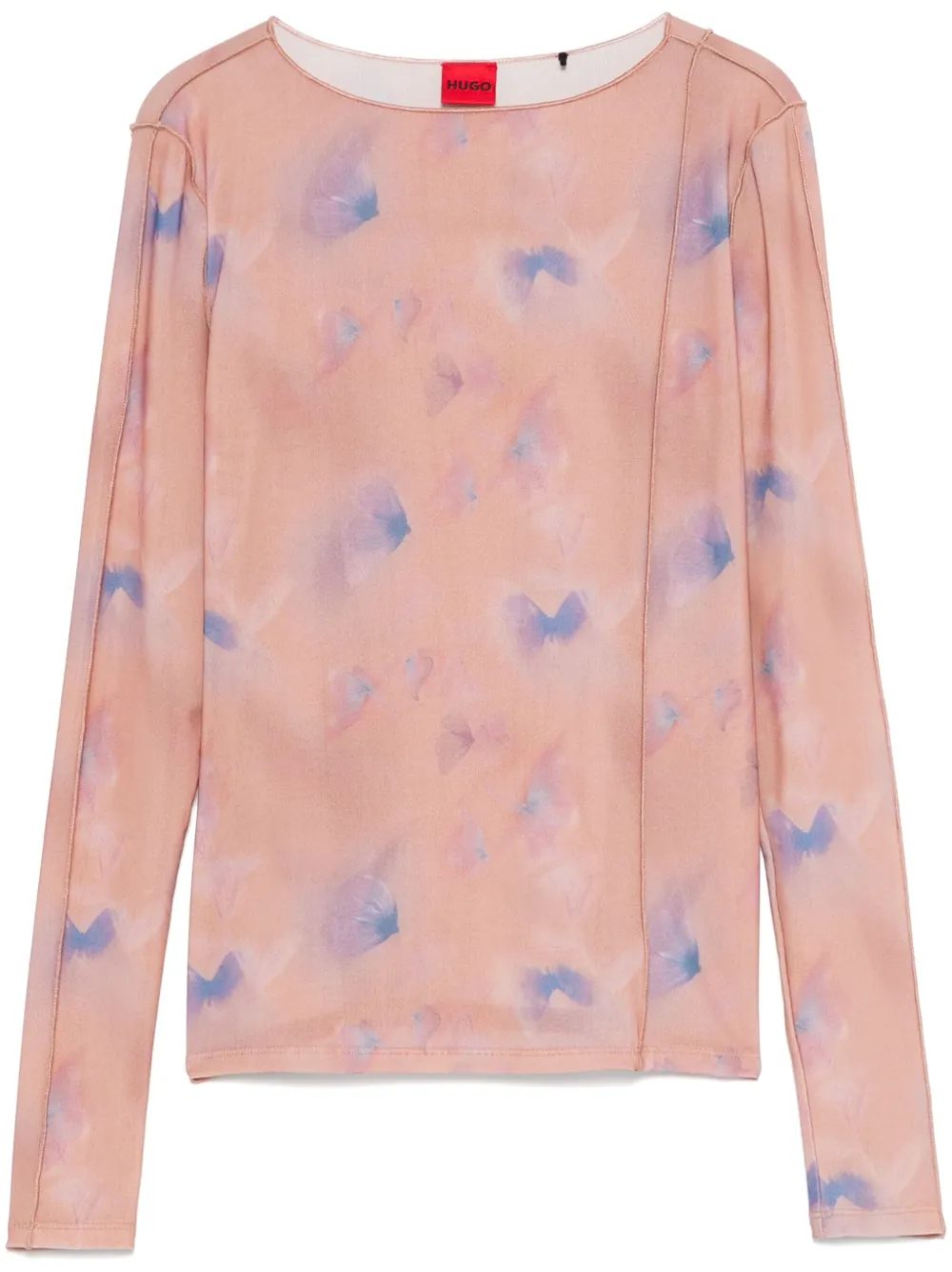 butterfly-print top