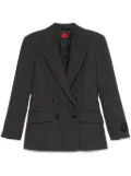 HUGO pinstripe-pattern blazer - Grey