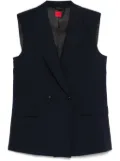 HUGO double-breasted waistcoat - Blue