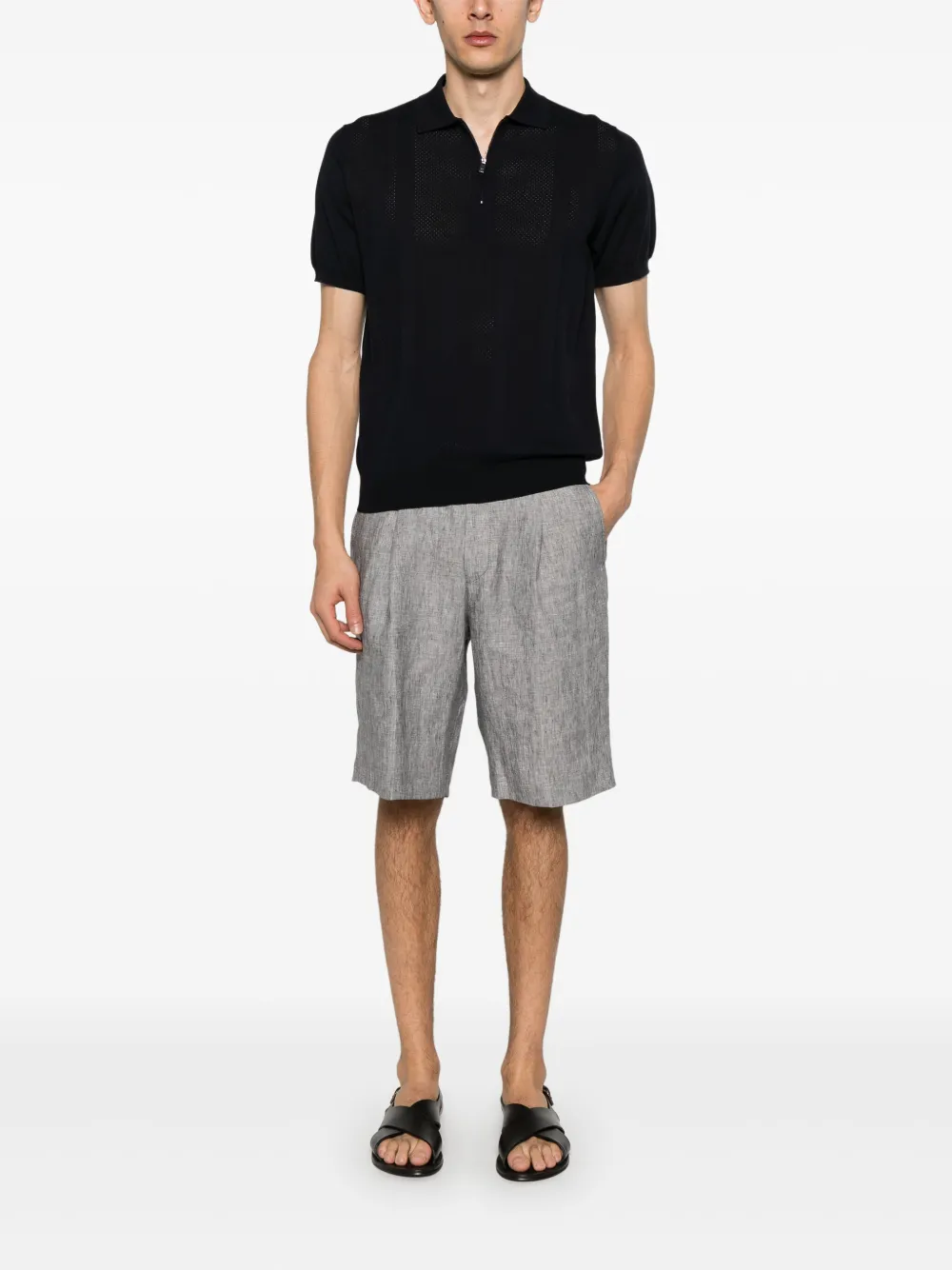 Corneliani Chino shorts - Grijs