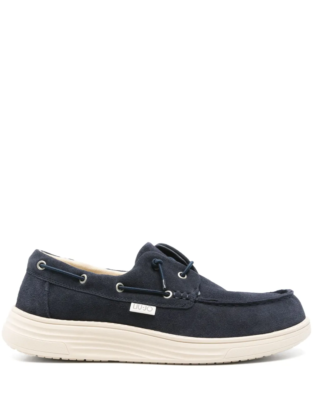 LIU JO suede boat shoes Blue