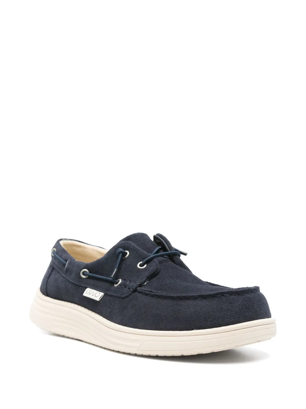 LIU JO suede boat shoes Blue