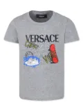 Versace Kids Medusa-motif T-shirt - Grey