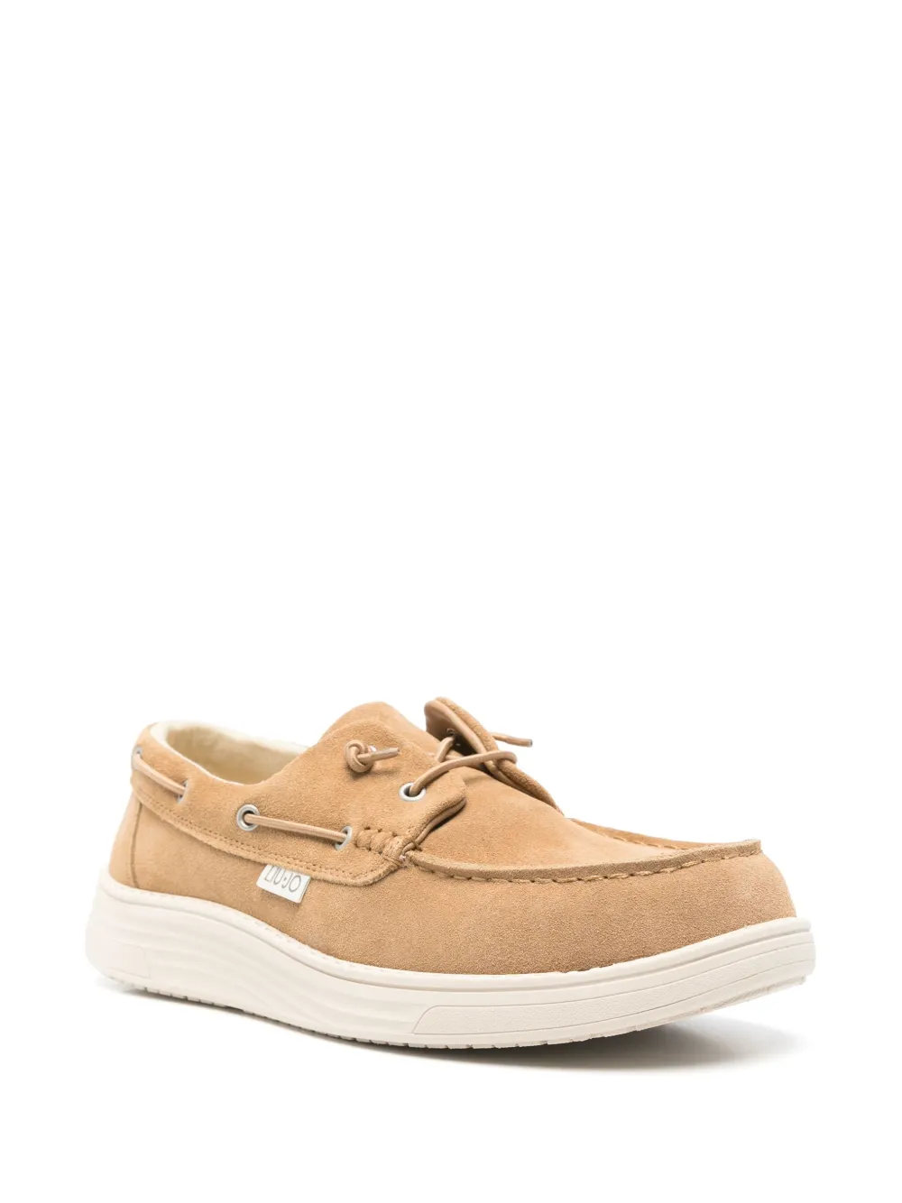 LIU JO suede boat shoes Brown