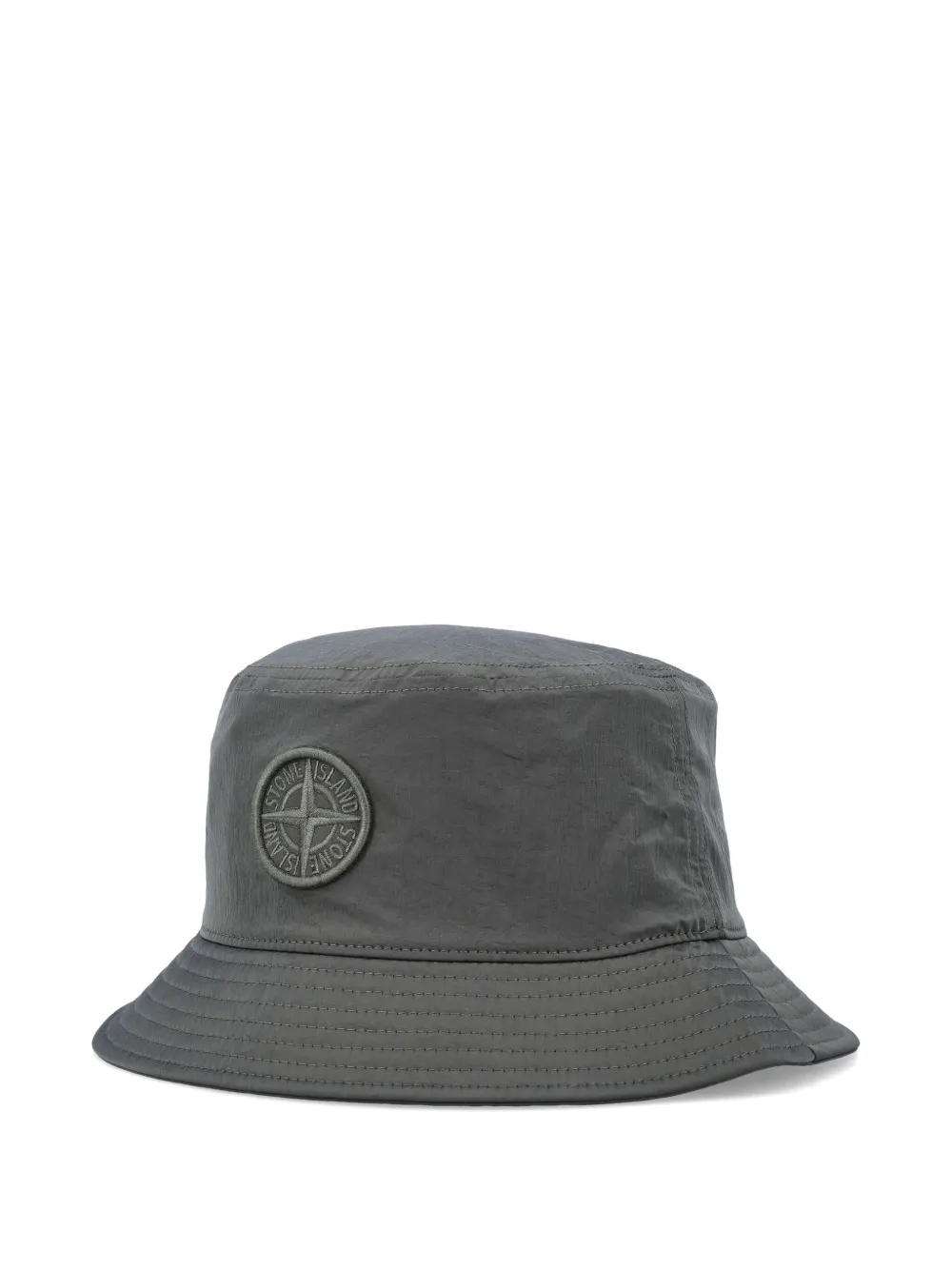 Stone Island Junior Honkbalpet met Compass-logopatch Groen
