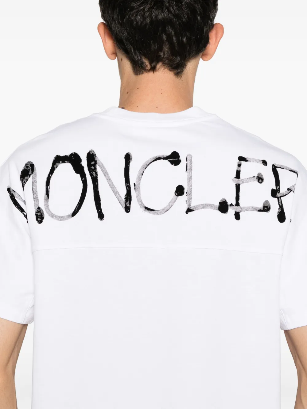 Moncler T-shirt met korte mouwen Wit
