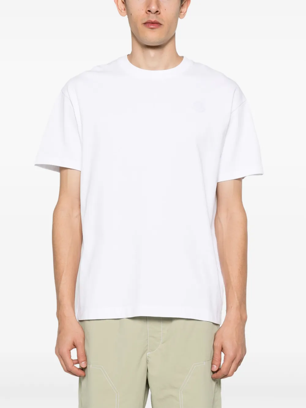 Moncler T-shirt met korte mouwen Wit