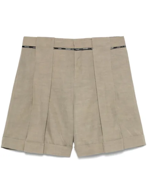 Balmain pleated shorts
