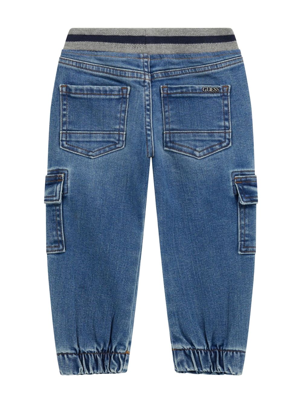 guess kids cotton jeans - Blauw