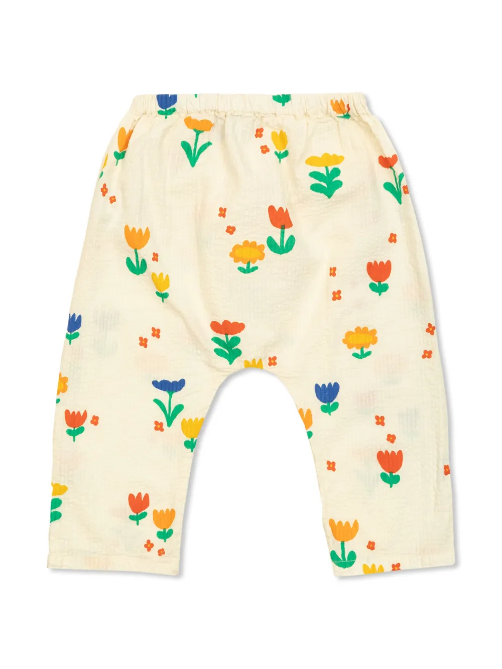 Bobo Choses Broek met bloemenprint - Wit