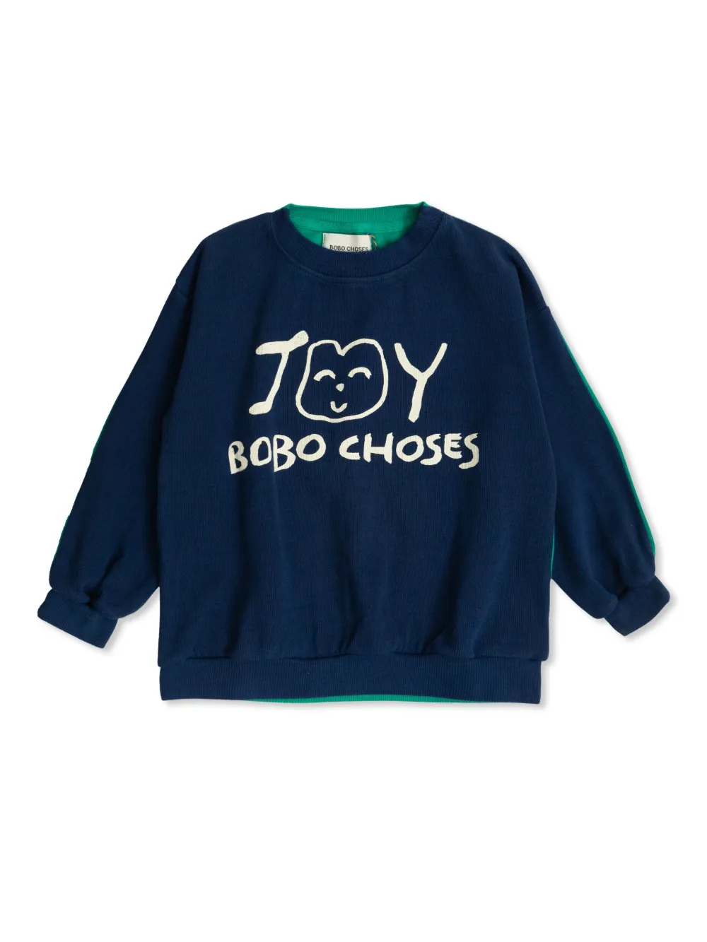 Bobo Choses Smiling sweatshirt | Blue | Image 1