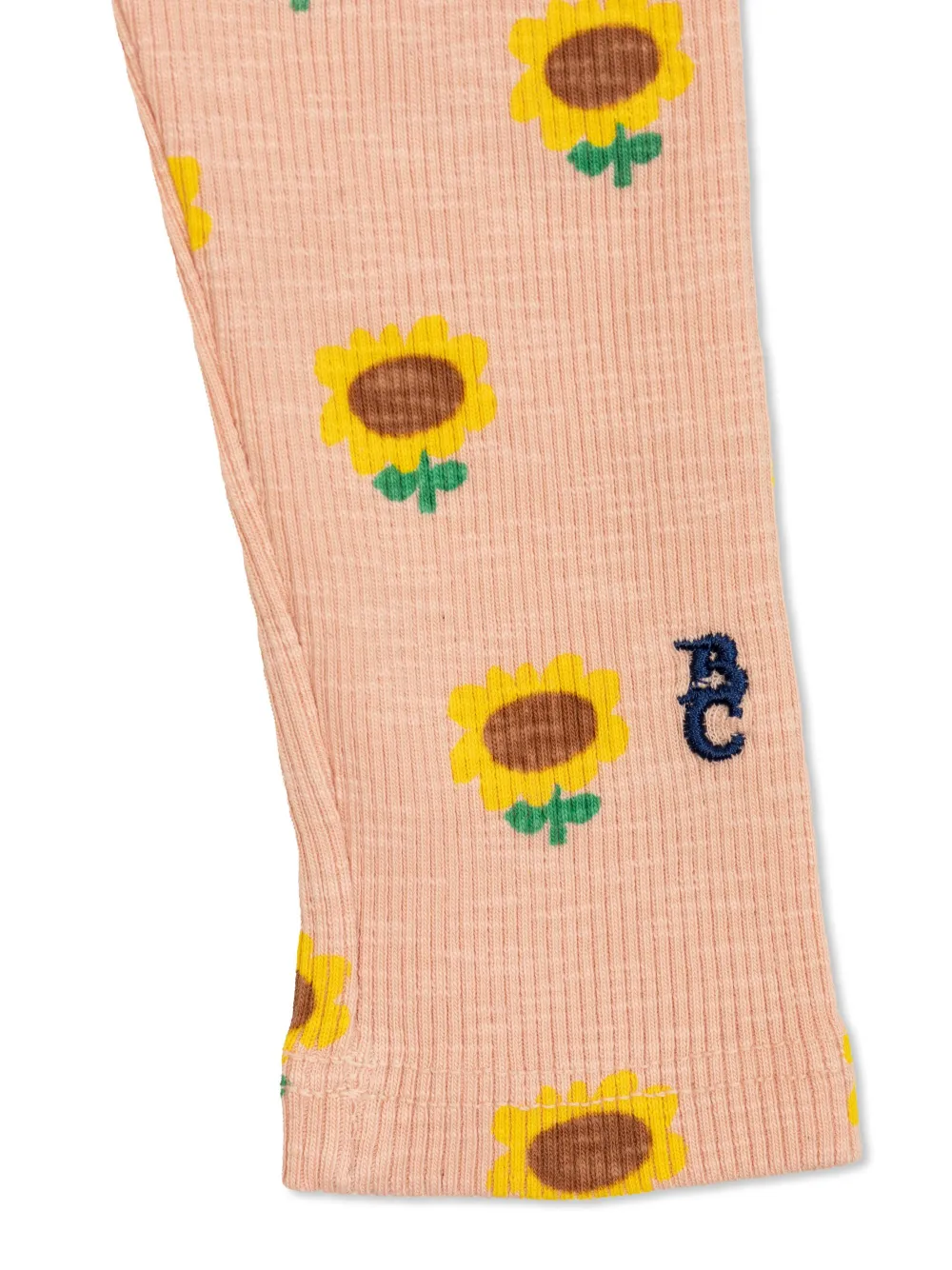 Bobo Choses Legging met zonnebloemprint Roze