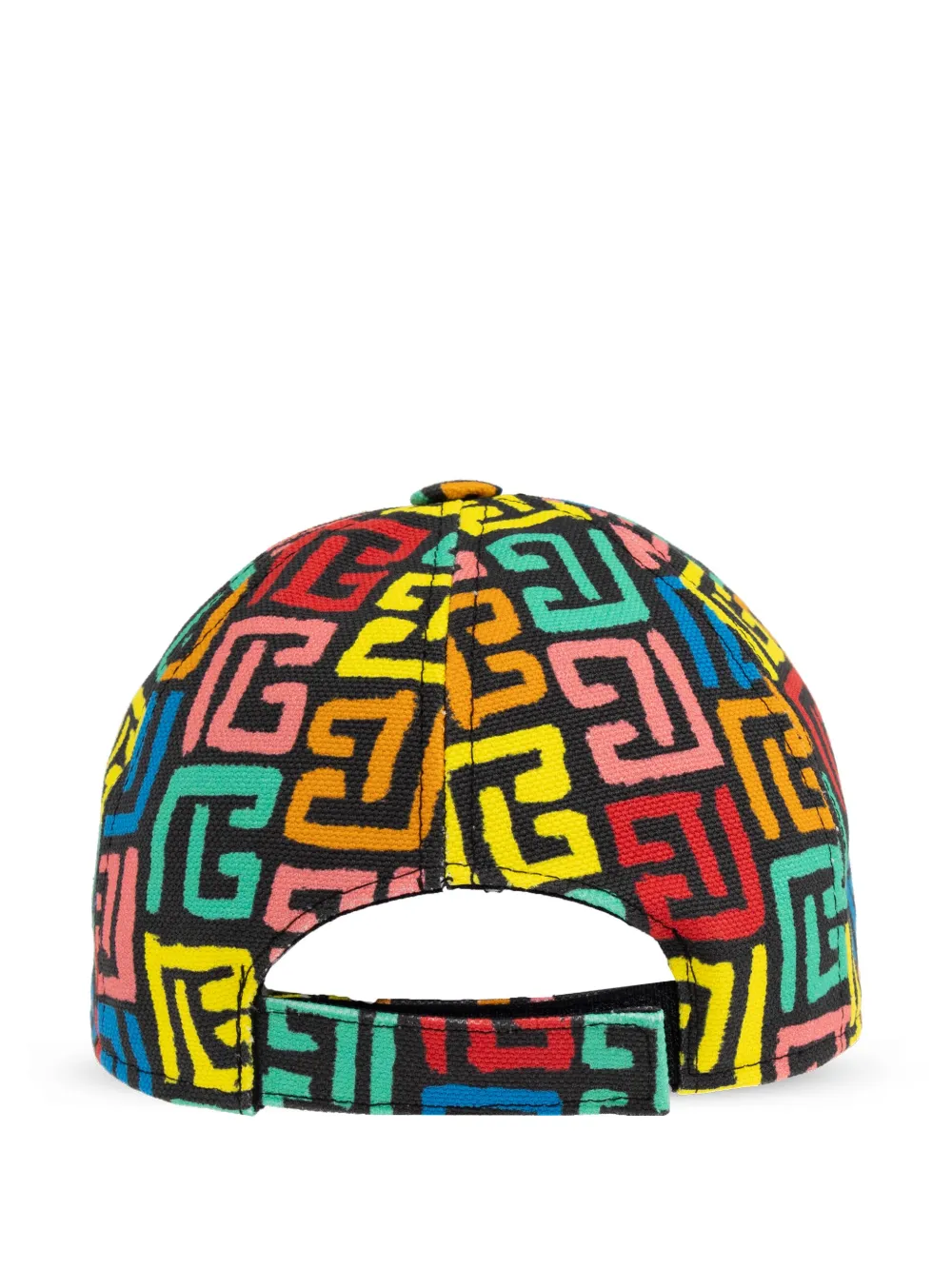 Balmain Kids logo-print hat - Zwart