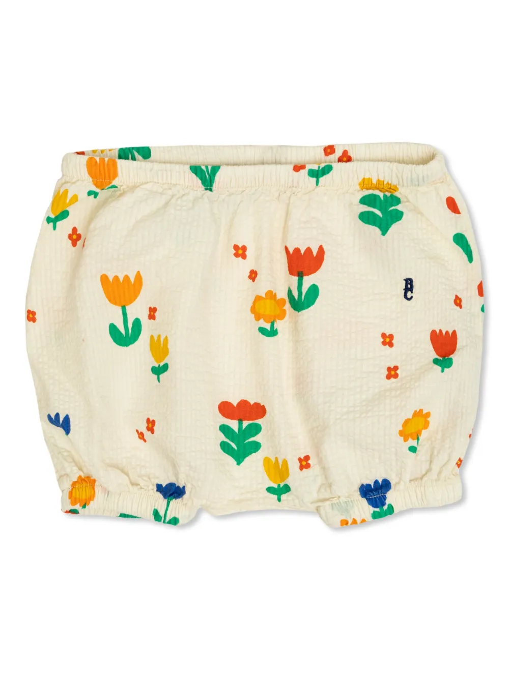 Bobo Choses Shorts met bloe print Beige