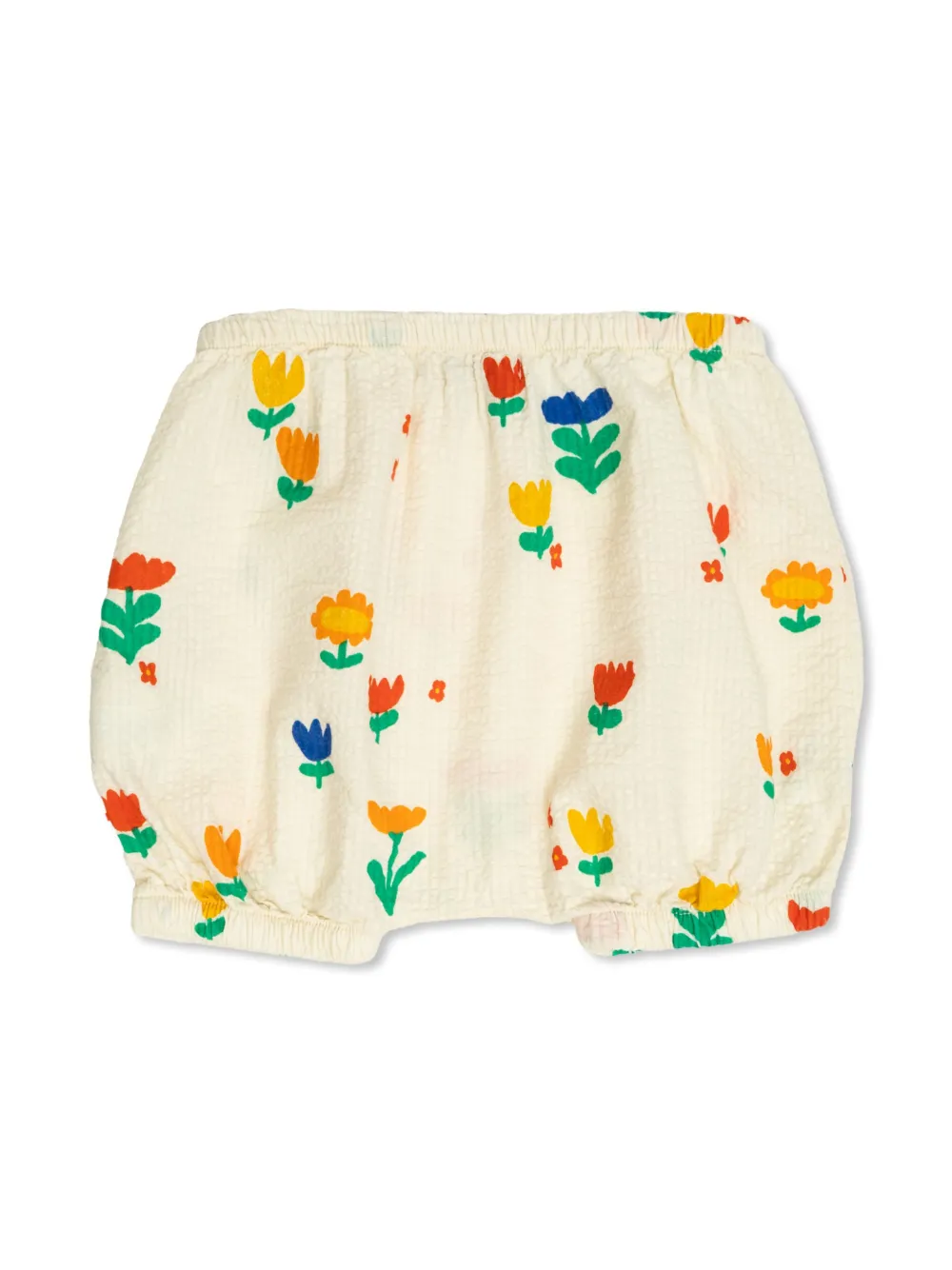 Bobo Choses Shorts met bloemenprint - Beige