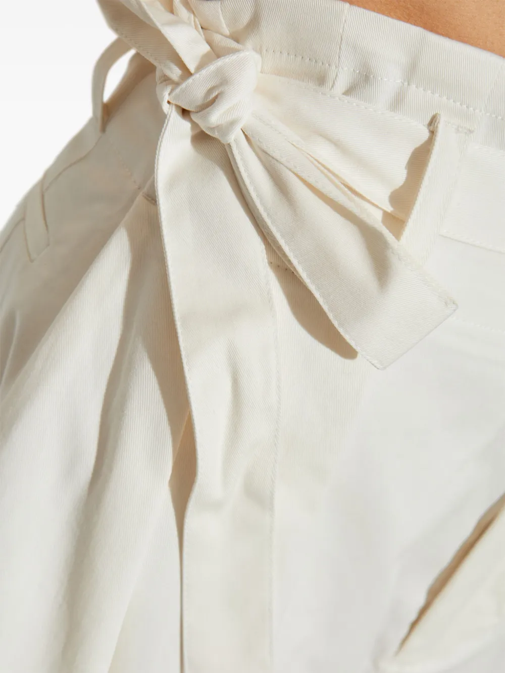 Fabiana Filippi Broek met strikdetail Wit