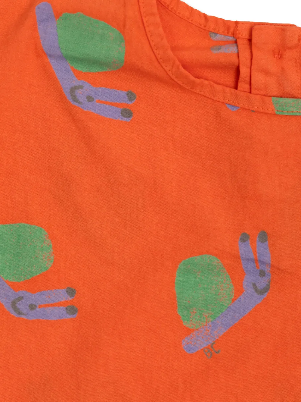 Bobo Choses Funny Snail shirt Oranje