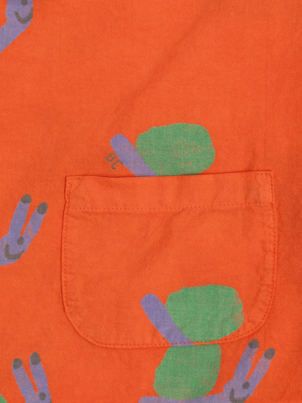 Bobo Choses Funny Snail shirt Oranje