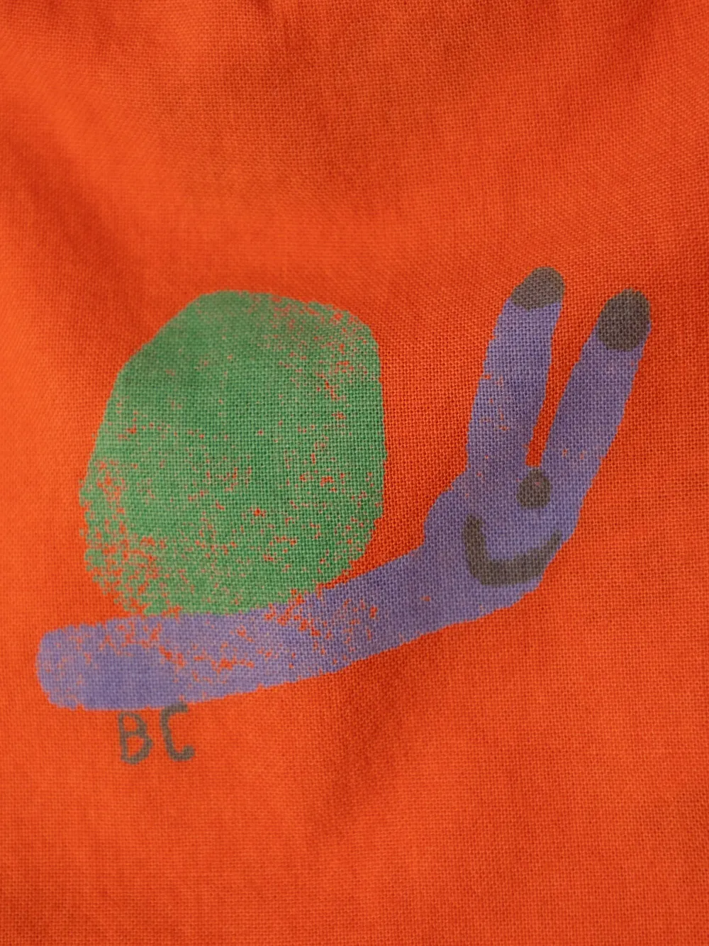 Bobo Choses Funny Snail shorts Oranje