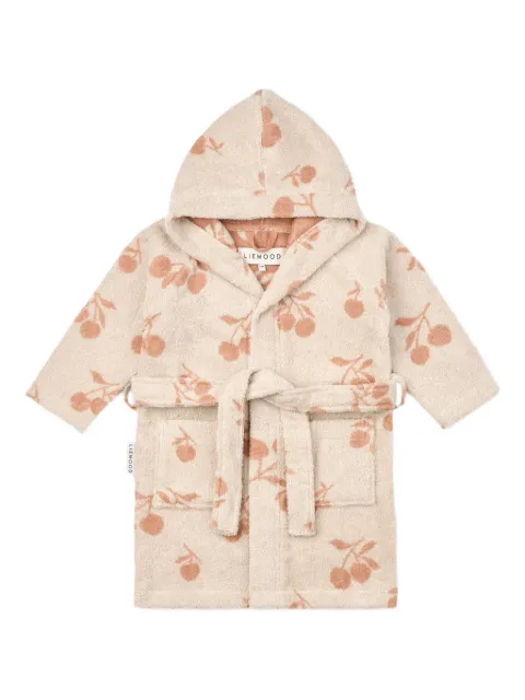 Liewood logo-print robe 