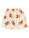 Bobo Choses Smiling skirt - White
