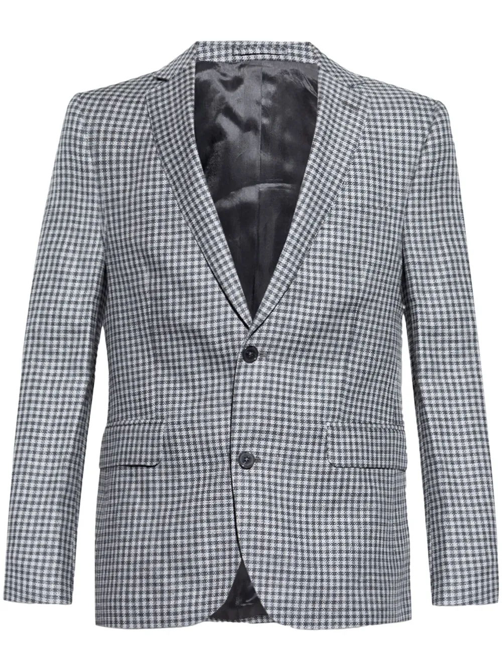 checked blazer