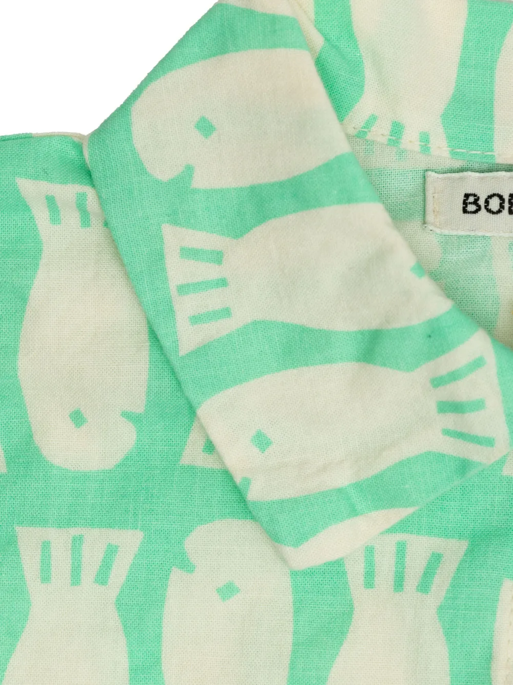 Bobo Choses Lucky Fish shirt Groen