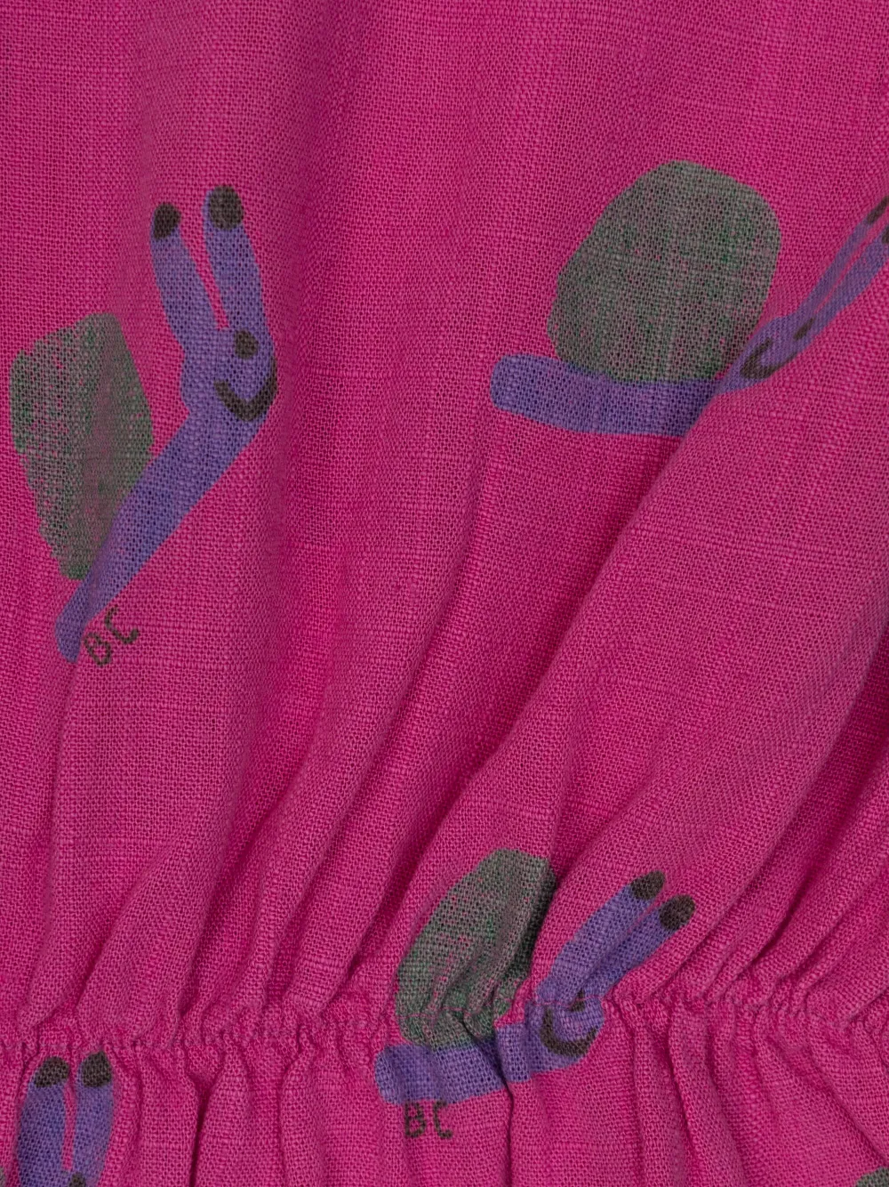 Shop Bobo Choses Funny Snail Blouse In Pink