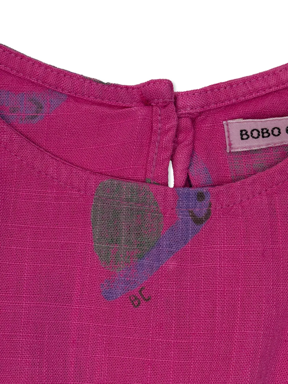 Shop Bobo Choses Funny Snail Blouse In Pink