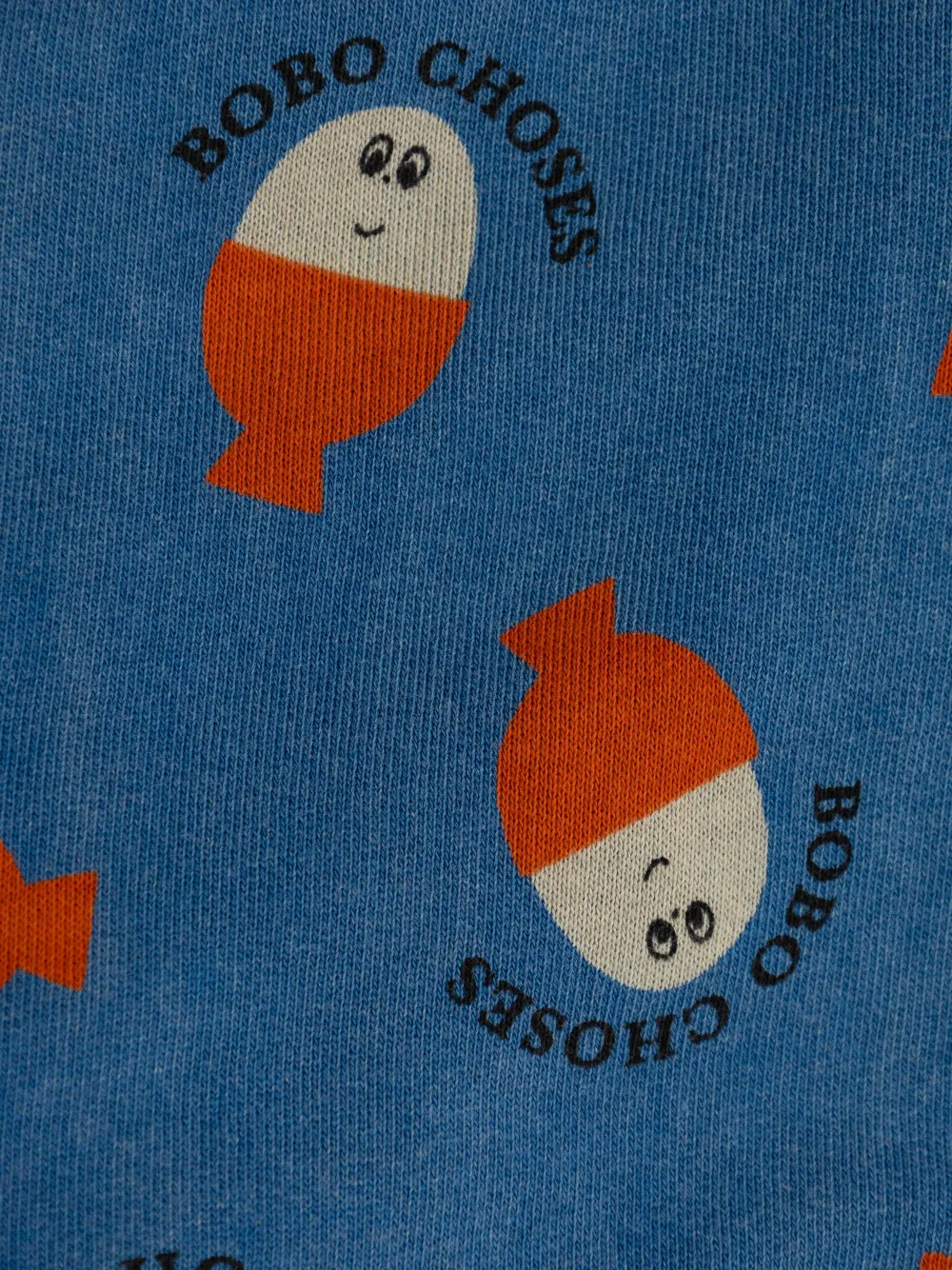 Bobo Choses Hoodie met print en rits Blauw