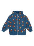 Bobo Choses printed zip-up hoodie - Blue