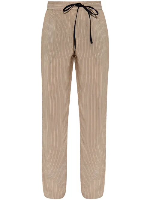 Pantalon de pyjama à détails plissés - Victoria Beckham - Modalova