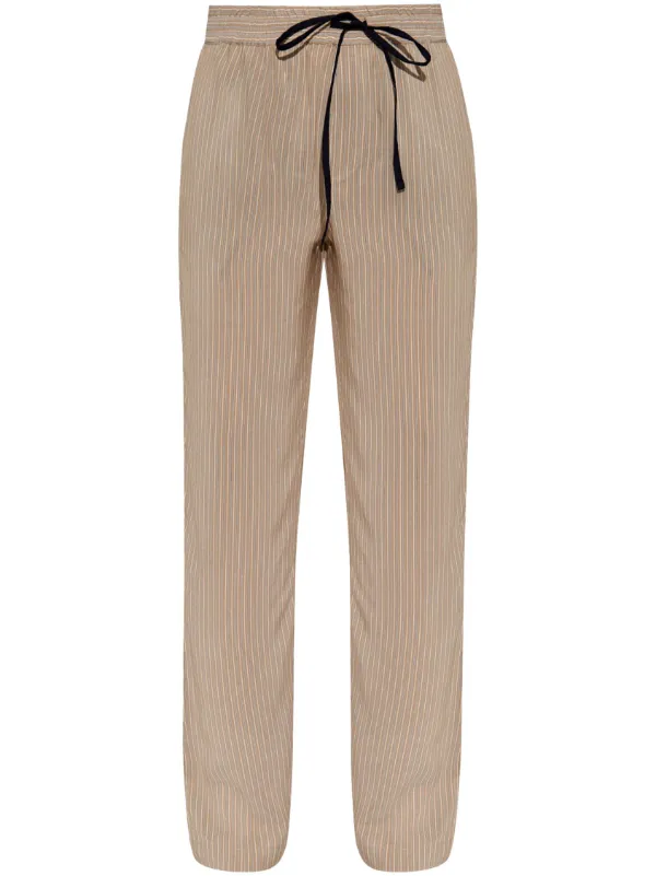 パンツ Victoria Beckham 'Pleat Detail Pyjama' pants Victoria Beckham | PLEAT DETAIL PYJAMA TROUSER | FIVESTORYNY