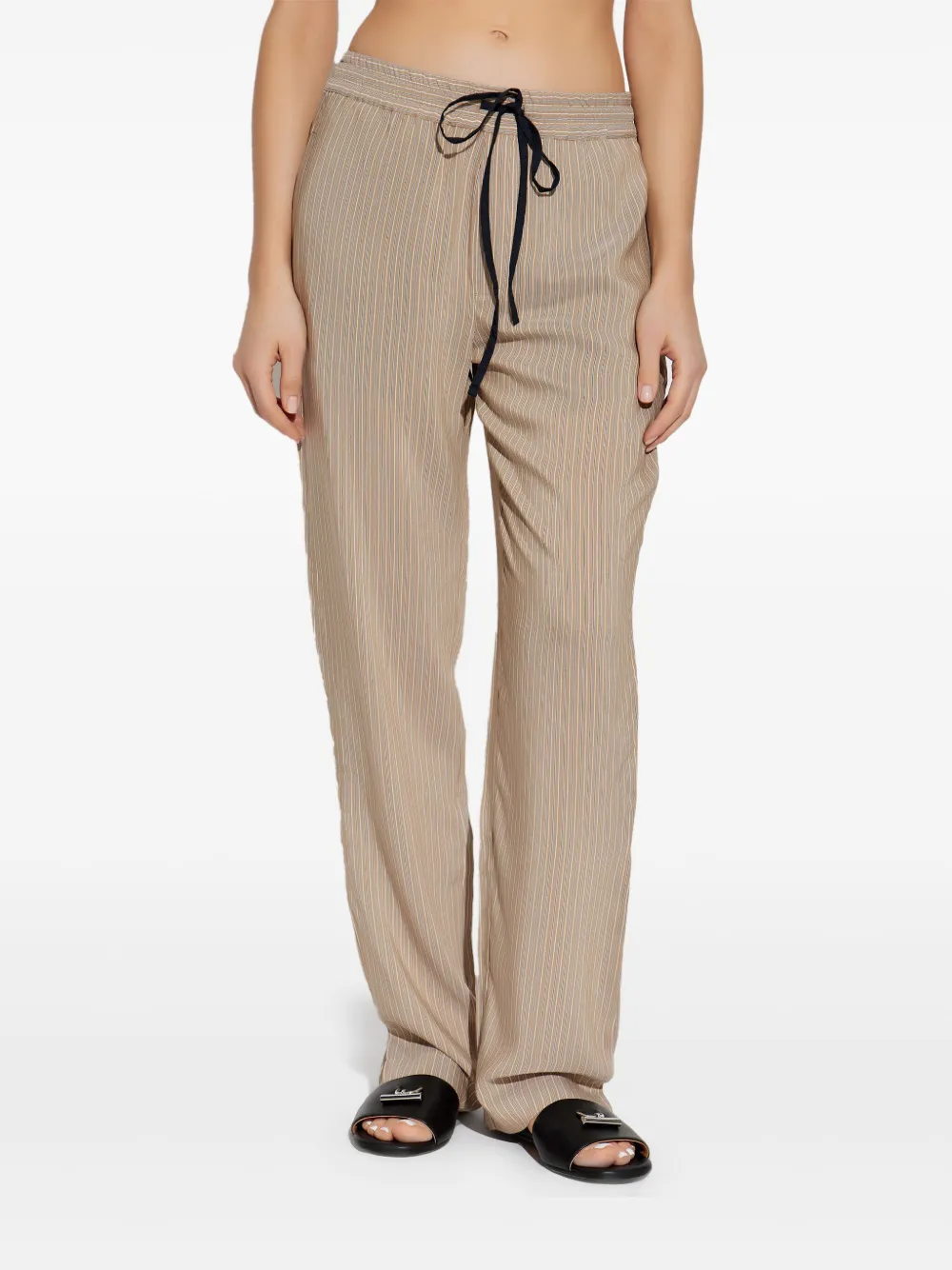 VICTORIA BECKHAM PLEAT-DETAIL PYJAMA TROUSERS
