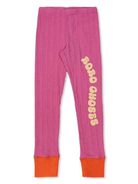 Bobo Choses leggins con logo estampado