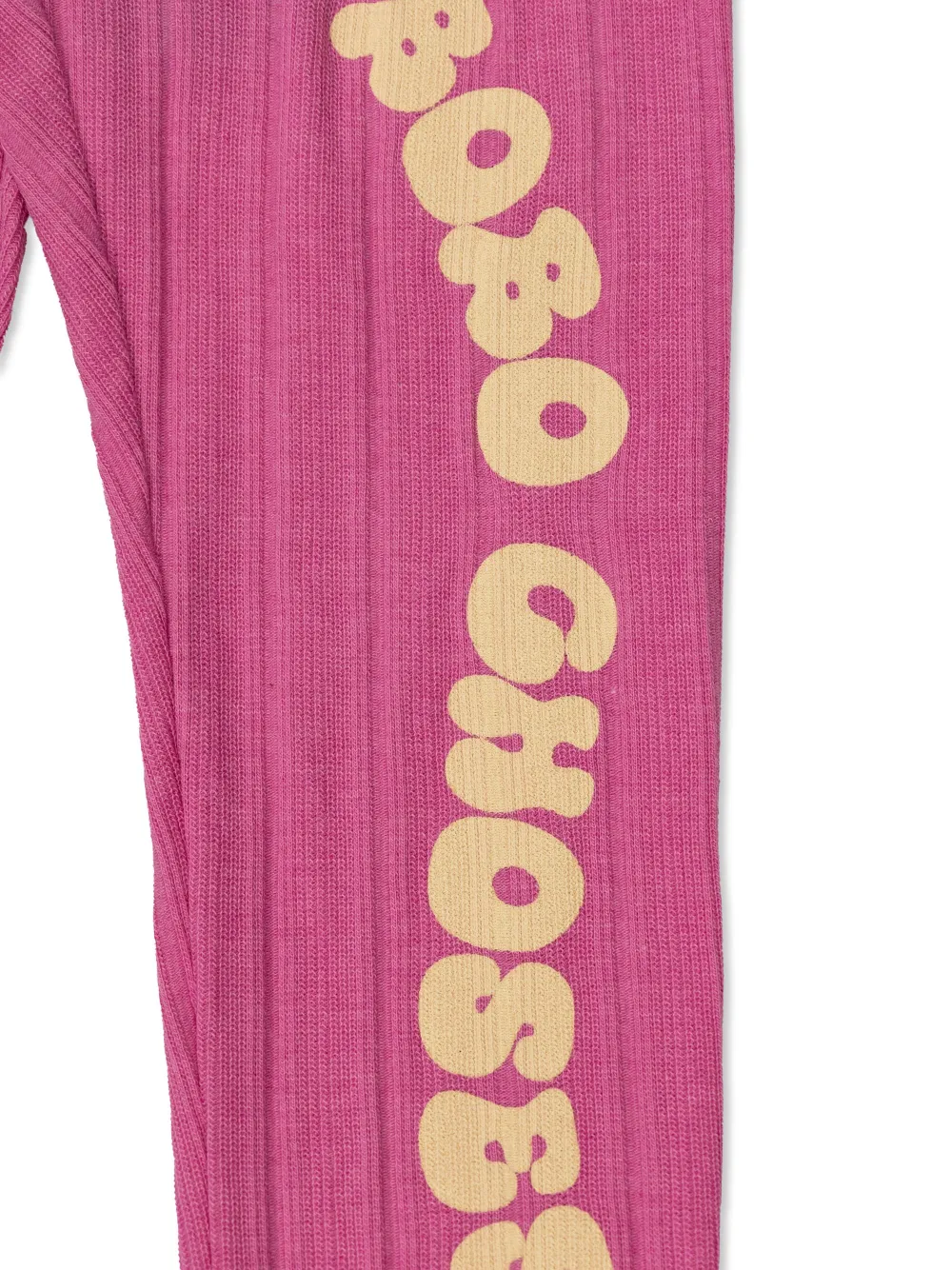 Bobo Choses Legging met logoprint Roze