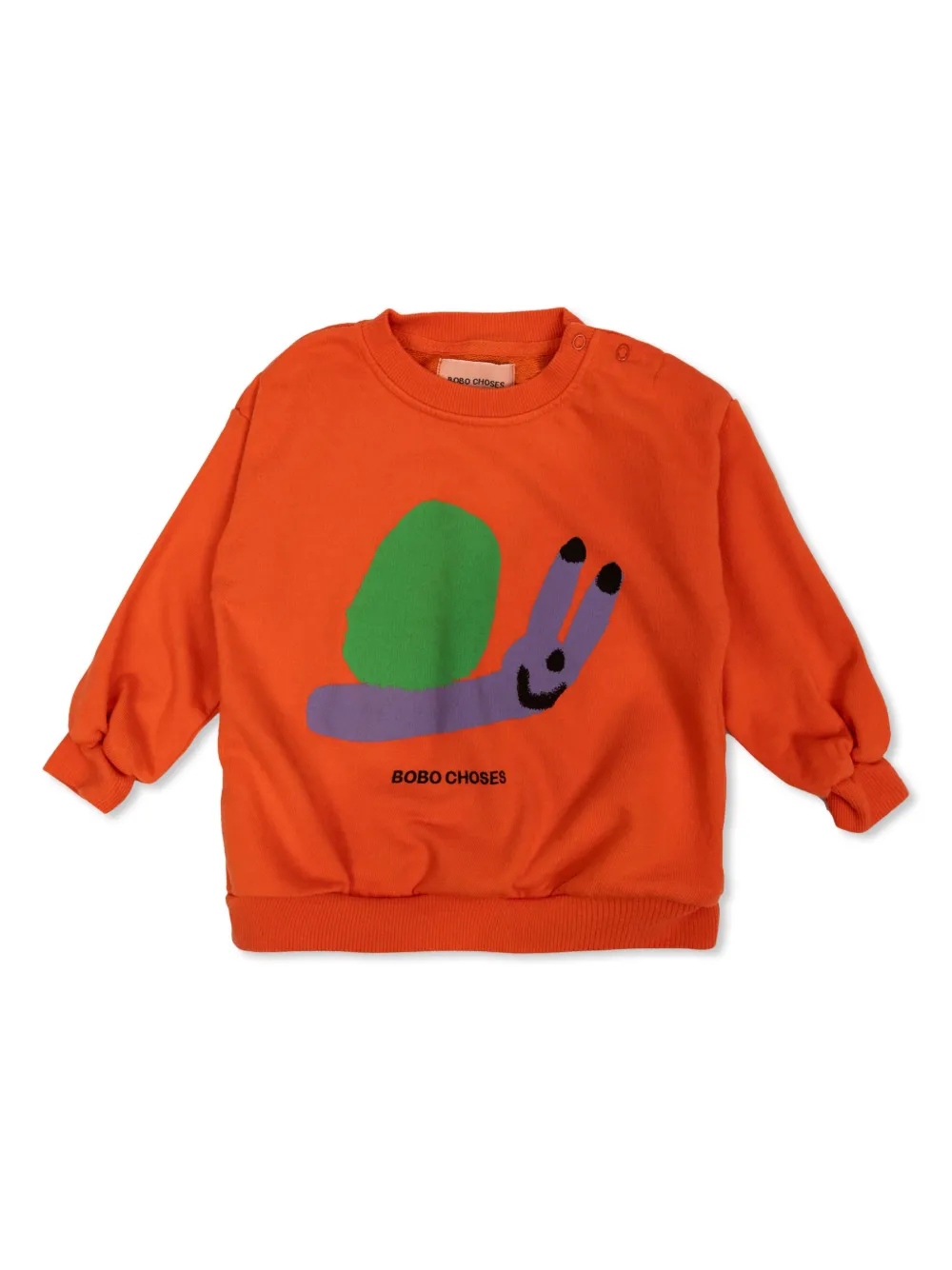 Bobo Choses sudadera Funny Snail | naranja | Image 1
