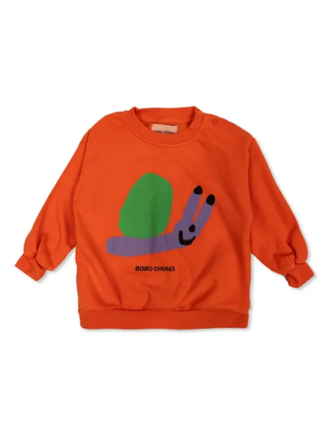 Bobo Choses Funny Snail sweatshirt